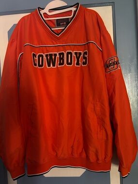 OSU Colosseum Vintage “Cowboys" Pullover with Sleeve Patch